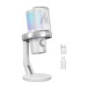 میکروفون یو اس بی ماونو Maono DM40 Pro White - تصویر 3