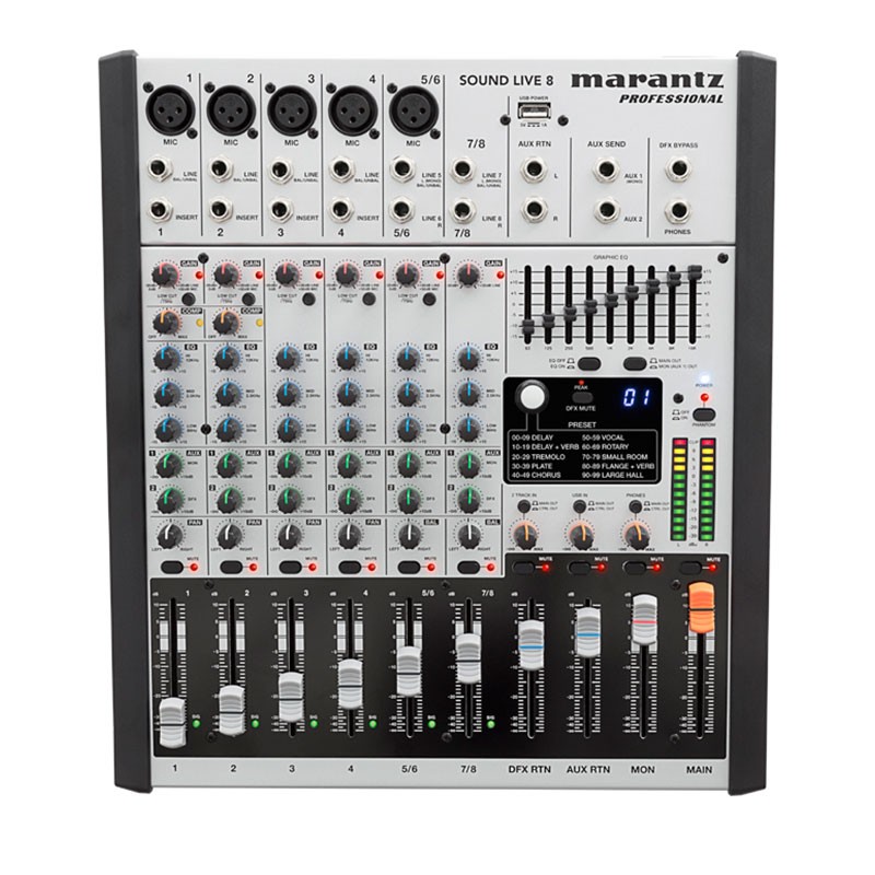 میکسر صدا مرنتز Marantz Sound Live 8