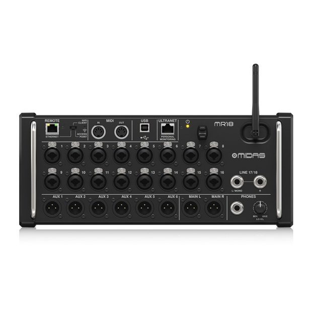 midas-mr18-01-800x800-1.jpg میکسر صدا میداس Midas MR18 - تصویر 1