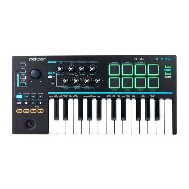 میدی کنترلر نکتار Nektar Impact LX Mini - تصویر 1