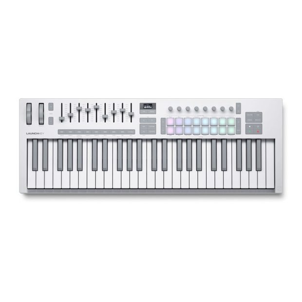 میدی کنترلر نویشن Novation Launchkey 49 MK4 White - تصویر 1