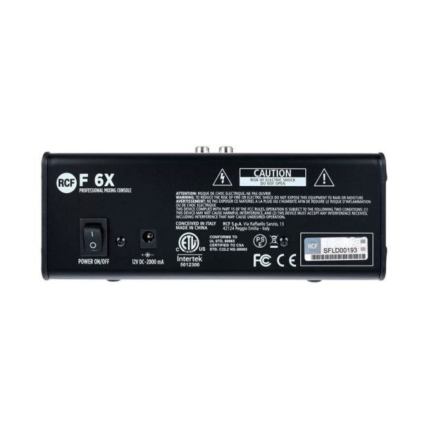 میکسر صدا آر سی اف RCF F 6X - تصویر 6