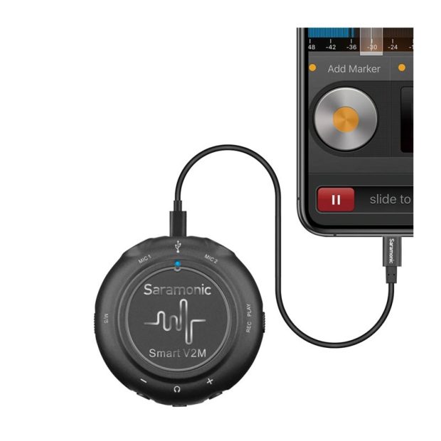کارت صدا و میکروفون یقه ای سارامونیک Saramonic Smart V2M - تصویر 10