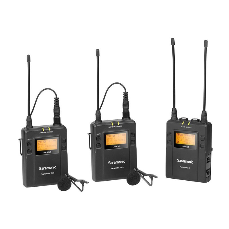 میکروفن بیسیم سارامونیک Saramonic UwMic9 Kit 2 TX9 + TX9 + RX9