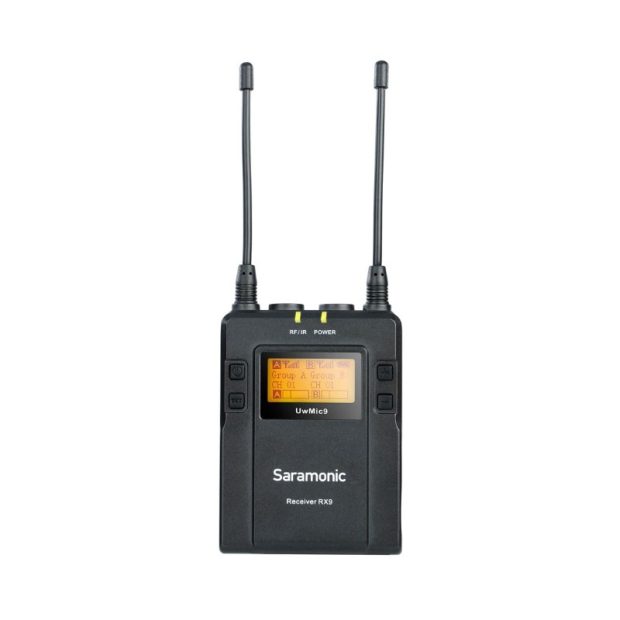 saramonic-uwmic9-rx9-01-800x800-1.jpg رسیور میکروفون بیسیم سارامونیک Saramonic UwMic9 RX9 - تصویر 1