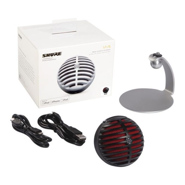 میکروفون یو اس بی شور Shure MV5 – Black - تصویر 6