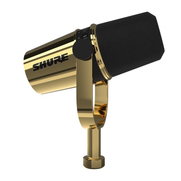 shure-mv7-gold-01-800x800-1.jpg میکروفون یو اس بی شور Shure MV7 – Gold - تصویر 1