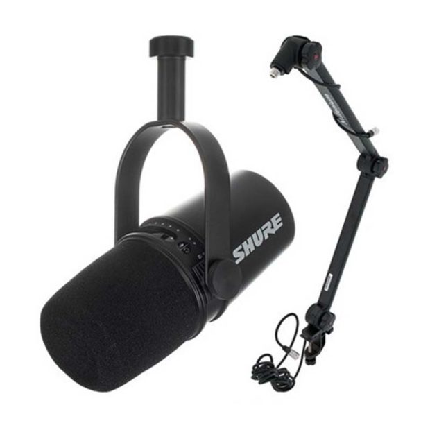 میکروفون یو اس بی شور Shure MV7 K Stand bundle - تصویر 2
