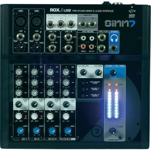 sinn7-rox-6-usb-01-800x800-1.jpg میکسر صدا سین 7 Sinn7 ROX 6 USB - تصویر 1