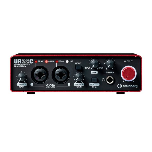steinberg-ur22c-red-01-800x800-1.jpg کارت صدا اشتنبرگ Steinberg UR22C Red - تصویر 1