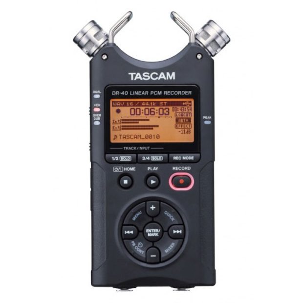 رکوردر صدا تسکم TASCAM DR 40 - تصویر 3