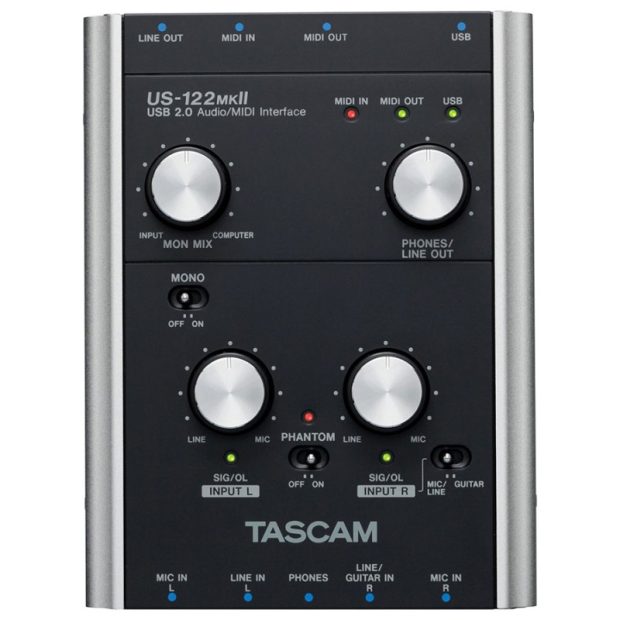 کارت صدا تسکم TASCAM US-122 MKII - تصویر 6