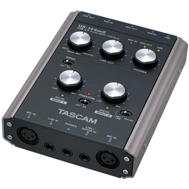 tascam-us-144-mkii-01-800x800-1.jpg کارت صدا تسکم TASCAM US-144 MKII - تصویر 1