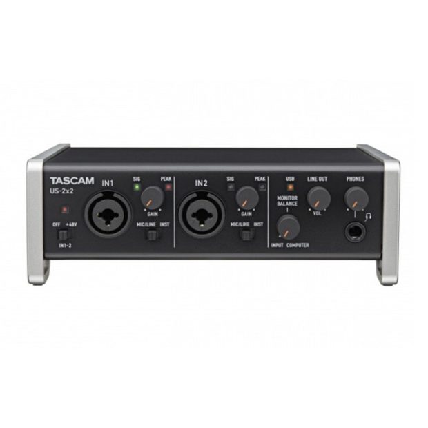 کارت صدا تسکم TASCAM US-2×2 - تصویر 1
