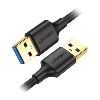 کابل رابط یوگرین UGREEN Type A to Type A USB 3.0 2m Black US128 10371 - Image 2