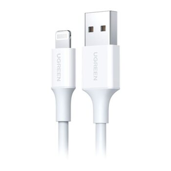 کابل رابط یوگرین UGREEN USB Type A to Lightning 2m White US155