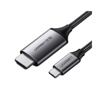 کابل رابط یوگرین UGREEN USB Type C to HDMI Cable Gray 1.5m MM142 50570
