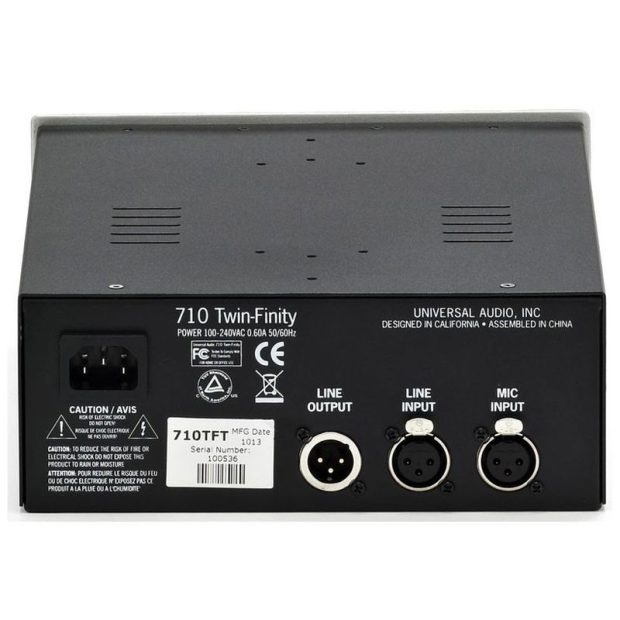 پری آمپ یونیورسال آدیو Universal Audio 710 Twin-Finity - تصویر 3