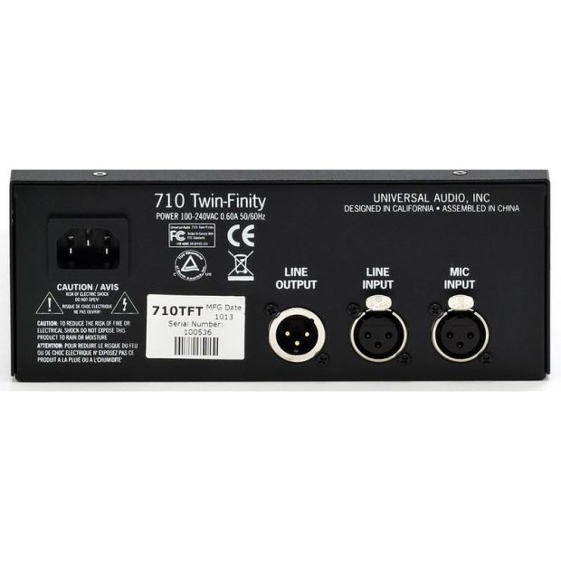 پری آمپ یونیورسال آدیو Universal Audio 710 Twin-Finity - تصویر 10