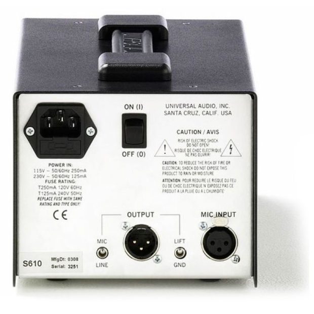 پری آمپ یونیورسال آدیو Universal Audio SOLO 610 - تصویر 2