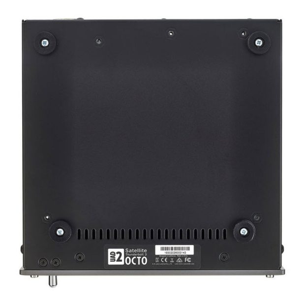 پردازشگر صدا  یونیورسال آدیو Universal Audio UAD-2 Satellite Thunderbolt 3 OCTO Core - تصویر 8