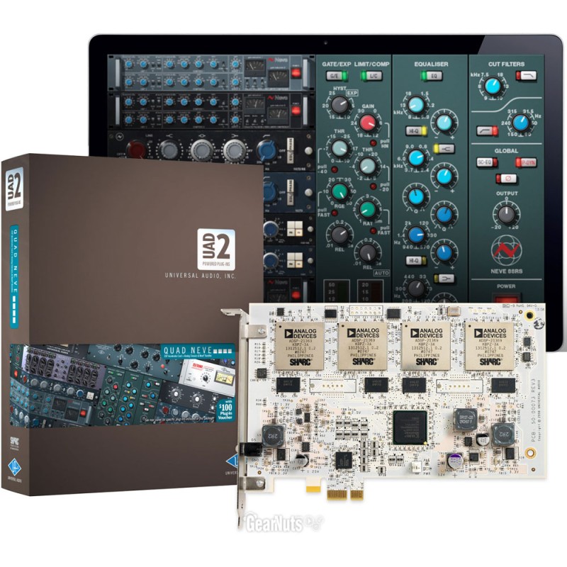 پردازشگر صوتی یونیورسال آدیو Universal Audio UAD2 QUAD Neve