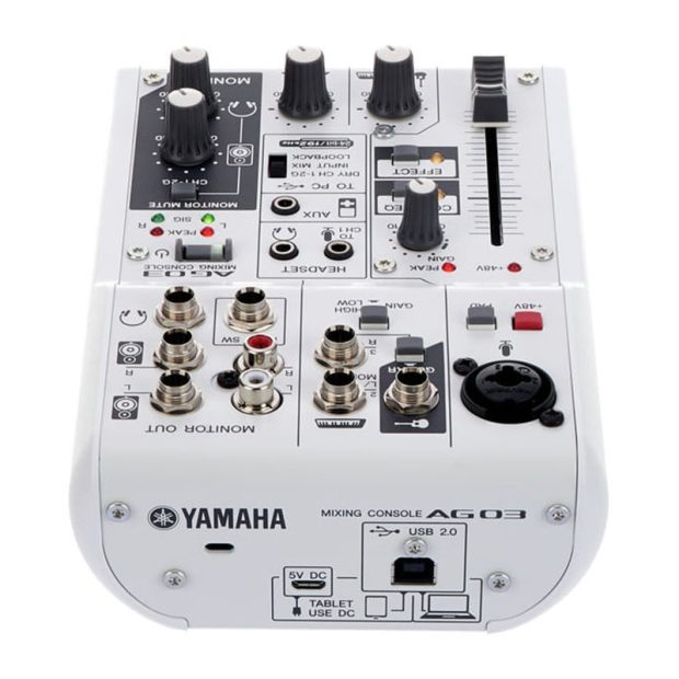 میکسر و کارت صدا یاماها Yamaha AG03 - تصویر 3