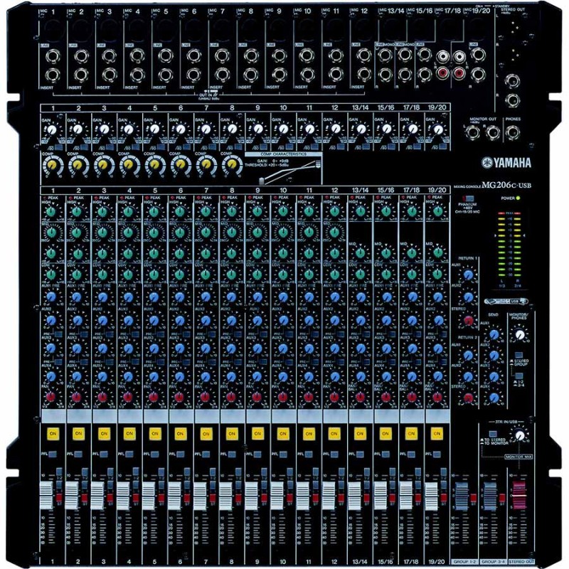 میکسر صدا یاماها Yamaha MG206C-USB