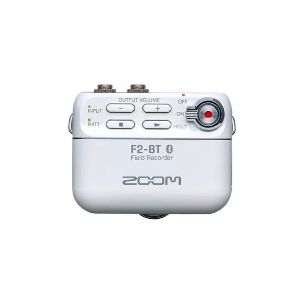 رکوردر بلوتوث یقه‌ای زوم ZOOM F2 BT White - تصویر 1