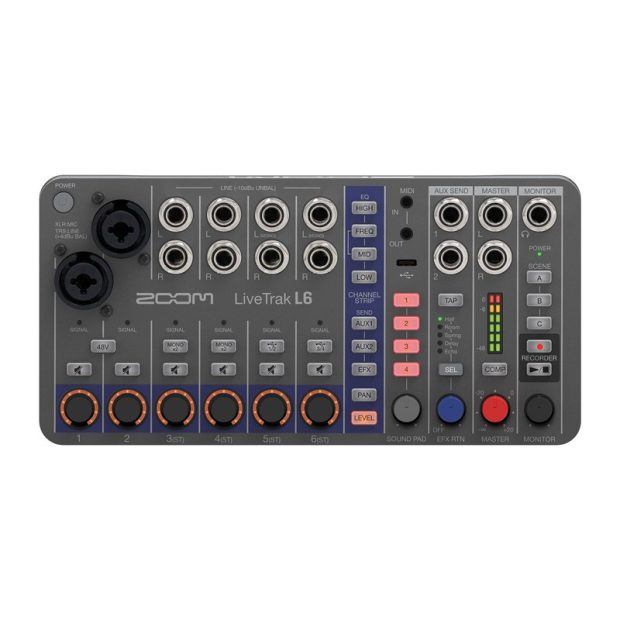 میکسر صدا زوم ZOOM LiveTrak L6 - تصویر 1