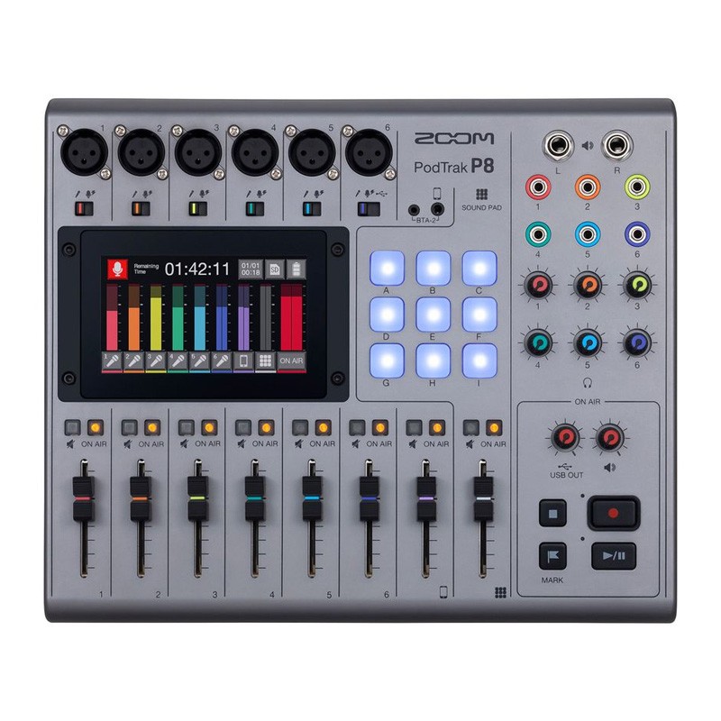رکوردر صدا زوم ZOOM PodTrak P8