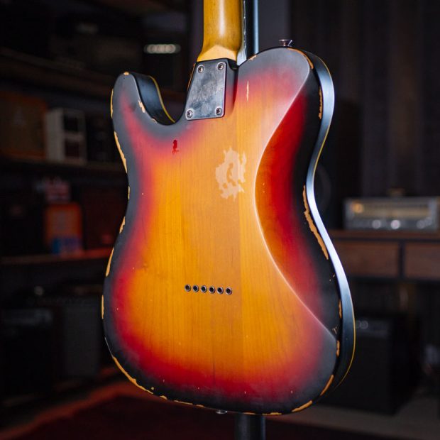 گیتار الکتریک اِل تی دی ESP LTD TE-202 Distressed 3-Tone Burst – Modified - تصویر 6