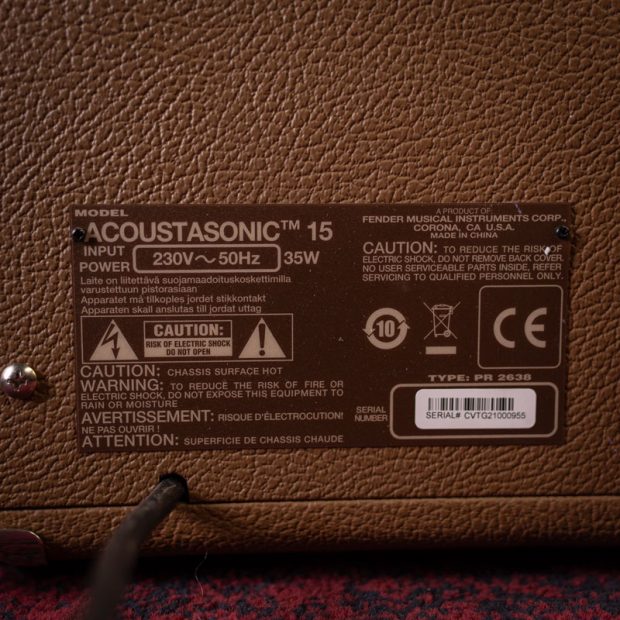 امپ گیتار آکوستیک فندر Fender Acoustasonic 15 Acoustic Guitar Amp - تصویر 5