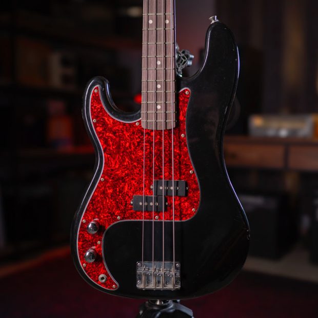 گیتار بیس سِلدِر Selder P-Bass Black with Red Tortoise - تصویر 1