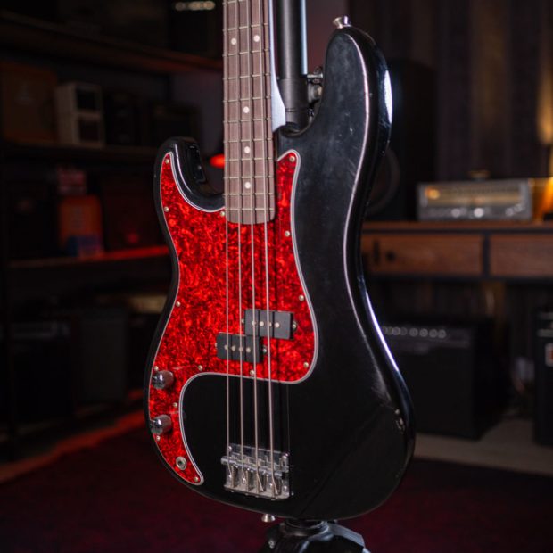 گیتار بیس سِلدِر Selder P-Bass Black with Red Tortoise - تصویر 2