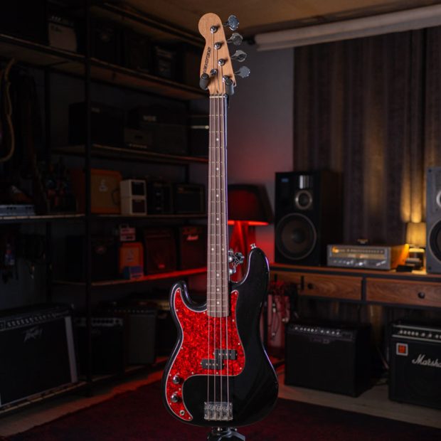 گیتار بیس سِلدِر Selder P-Bass Black with Red Tortoise - تصویر 7
